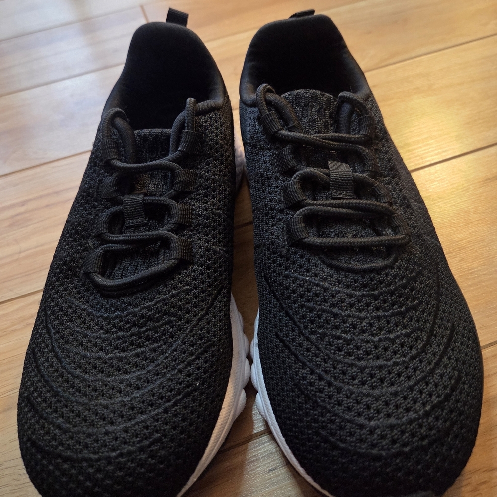 Propet Womens Tour Knit Black Knit Fitness Athletic Sneakers 6.5 Wide Width - Picture 3 of 8